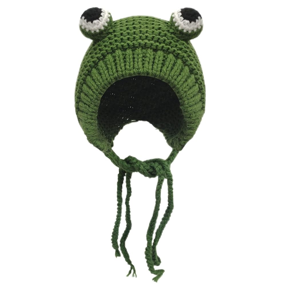 Amazon.com: Cnorialy Frog Hat Beanie Cute Crochet Knitted